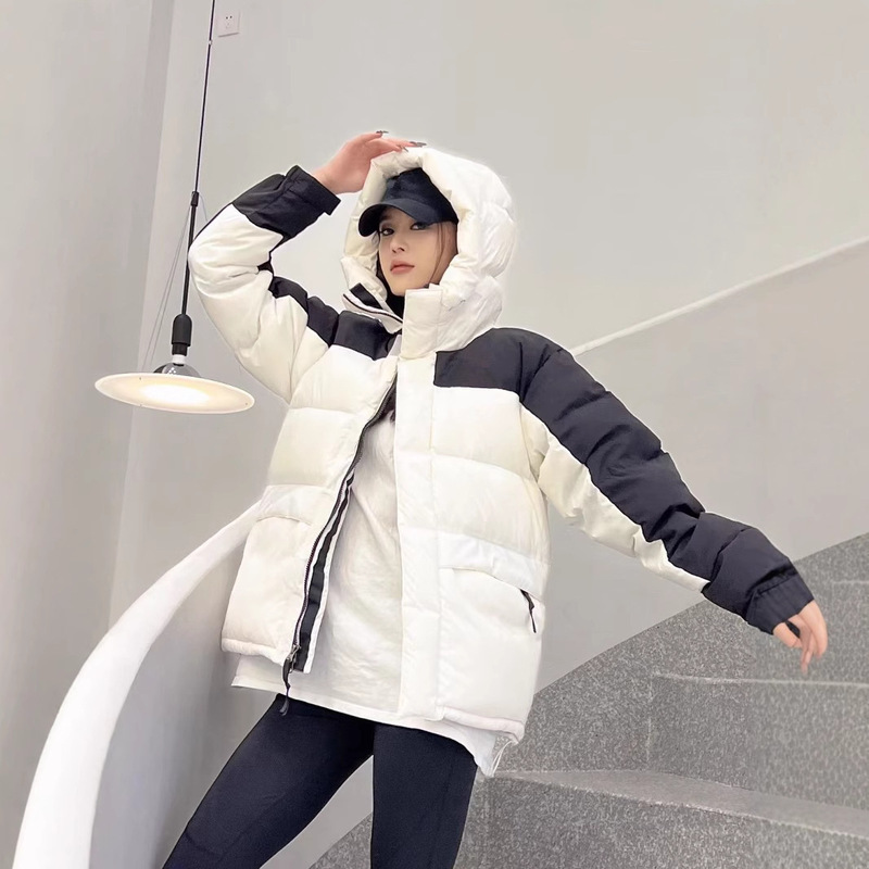 1.1 Correct Version of the Himalaya down Jacket with Embroidery and Multiple Pockets, Hooded Jacket for Men and Women, Couple Style