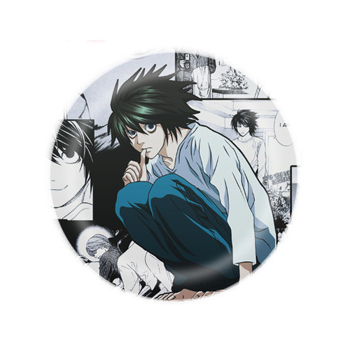 Animation peripheral Death Note Ryuk L badge badge two-dimensional brooch 58MM tinplate badge