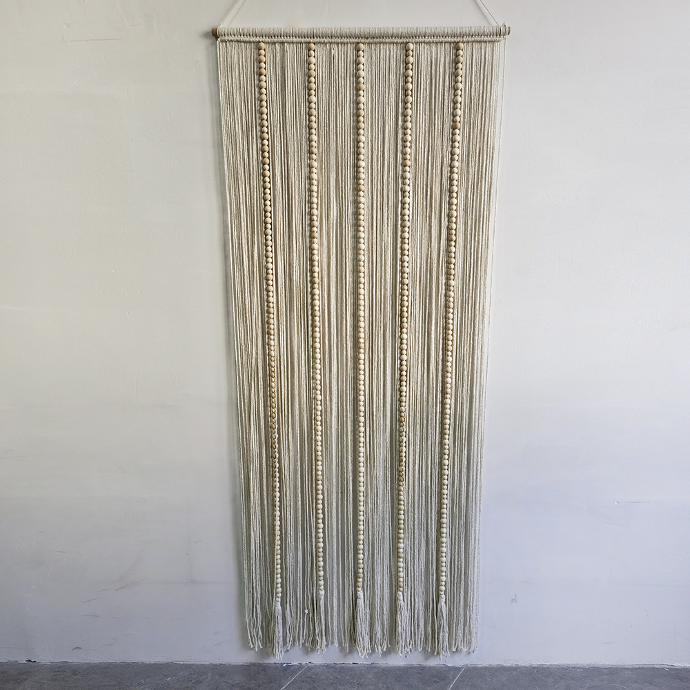 023 나무 구슬 스타일 / 100*200CM