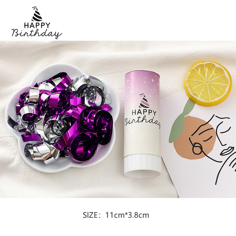 Cumpleaños saludo giro de la mano pequeños fuegos artificiales cinta fuegos artificiales de mano pequeños fuegos artificiales fiesta de cumpleaños Día del Maestro tubo de fuegos artificiales