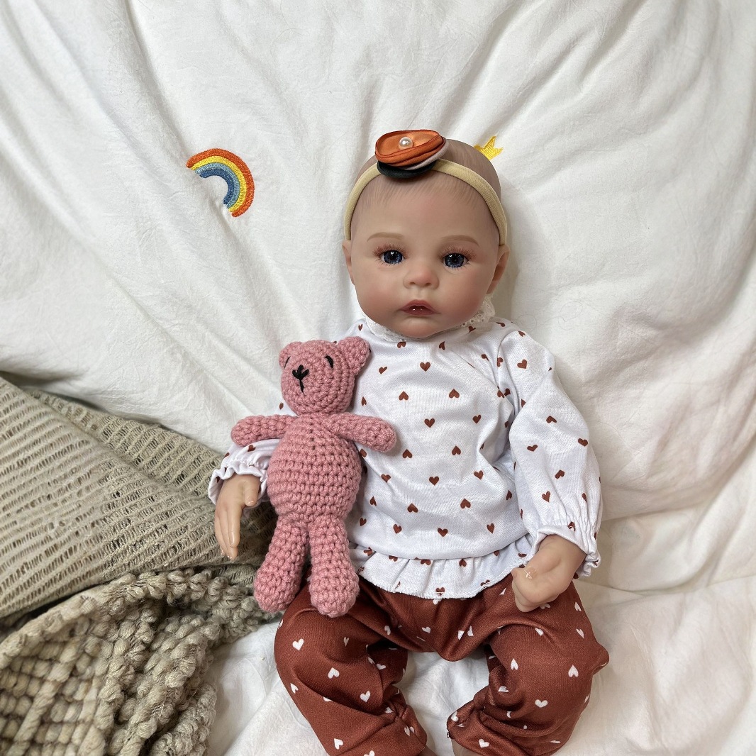 45CM 시뮬레이션 인형 초원 절묘한 3D 그린 정맥 피 실크 보이는 국경 첫 번째 소스