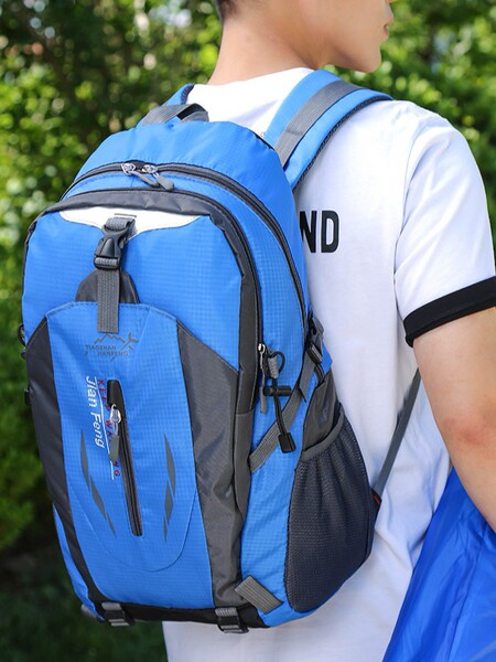 Travel capacious backpack outside climbing