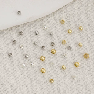 Copper beads, accessory handmade, accessories, 18 carat, golden color, geolocation function, DIY