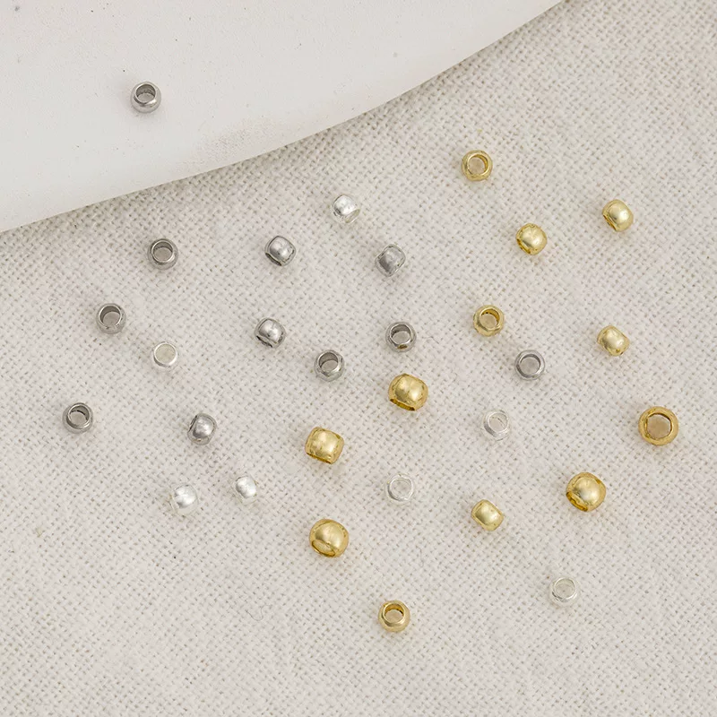 Copper beads, accessory handmade, accessories, 18 carat, golden color, geolocation function, DIY