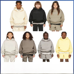 Champion Essentials Fall/Winter FOG Unisex Children's Streetwear Loose Hooded Padded Sweatshirt