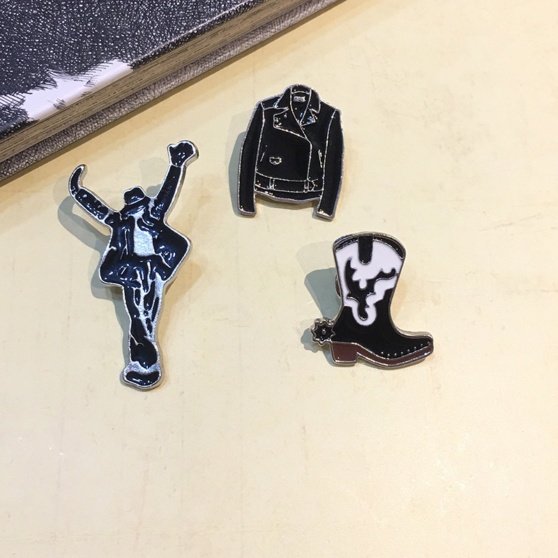 Michaeljackson Michael Jackson Brooch Metal Badge Bag Clothing Pin Badge Accessories Michaeljackson Michael Jackson Brooch Metal Badge Bag Clothing Pin Badge Accessories