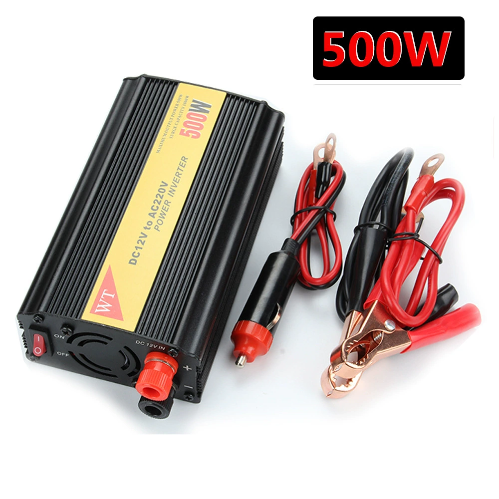 Исправленный преобразователь строки волна Foot power 500W автомобильный домашний инвертор 12V источник питания USB зарядка