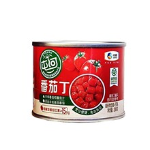 番茄丁罐头200g番茄酱罐红柿丁罐头高温蒸煮罐