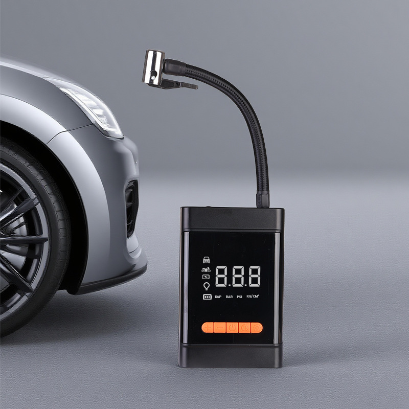 ポータブル車用エアポンプハイパワーワイヤレスインテリジェントデジタルディスプレイ電動エアポンプ多機能タイヤエアポンプ|undefined