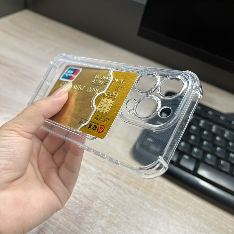 适用苹果iPhone17Air插卡手机壳16Pro卡包壳15简约11透明13保护套|undefined