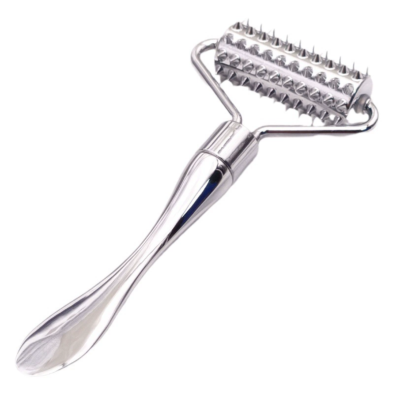 Трансграничные горячие продажи микроигольчатый ролик массажный инструмент металлический бытовой косметический крем для лица