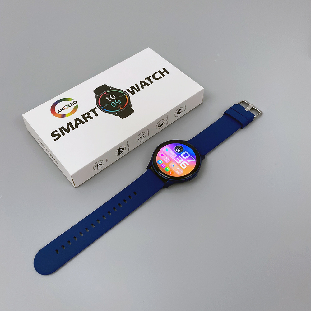 Nuevo reloj inteligente transfronterizo ZW60 AMOLED pantalla redonda Bluetooth llamada de salud reloj deportivo Smartwatc