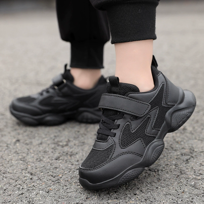 Детская обувь мужская и женская Внешняя торговля обувь для бега для мальчиков белый обувь оптом трансграничная Студенческая обувь для ходьбы спортивная сетка для девочек маленькая