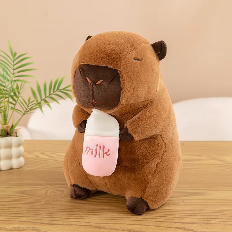 Peluche grande de capibara de 38 cm - Para intercambio en máquinas de garra - Uso en bodas y eventos interactivos - Juguete promocional image 3
