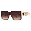 Capacious sunglasses for elderly, human head suitable for men and women, glasses solar-powered, European style