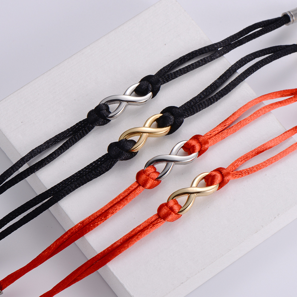6g Weight PVD Coated Gold Plating Process 18K Gold Plated Plating Material PVD Coated 18K Gold Plated Star 304 Stainless Steel Ethnic Style Waterproof Non Tarnish Leather Rope Bracelets