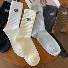 Zhuji ソックス メンズ ミッドカーフソックス 秋冬 吸汗性 春秋 トレンドソックス スポーツ カップル 男女兼用 万能ソックス