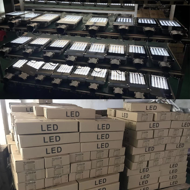 Lámpara de calle solar montada en la pared de la fábrica al por mayor Golden Bean 50W