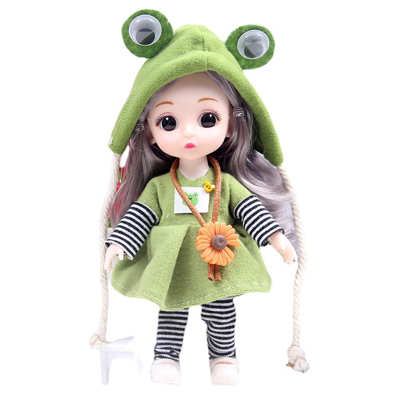 8 puntos de múltiples articulaciones se pueden vestir Molly traje de muñeca para niña 17 cm marea constante juguete Barbie confuso