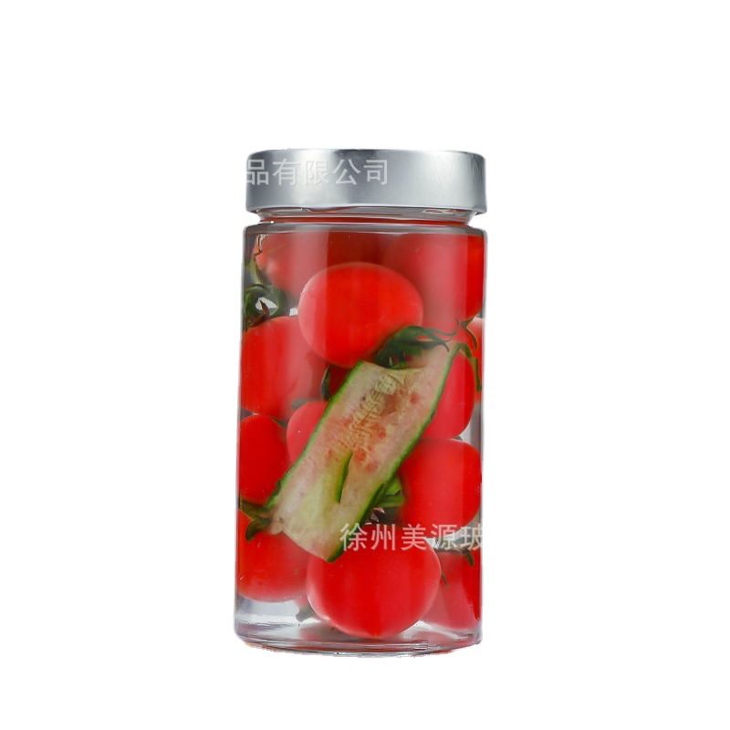 100克 180克280ml高口圆柱形玻璃瓶辣椒酱瓶自酿腌菜瓶罐头玻璃罐