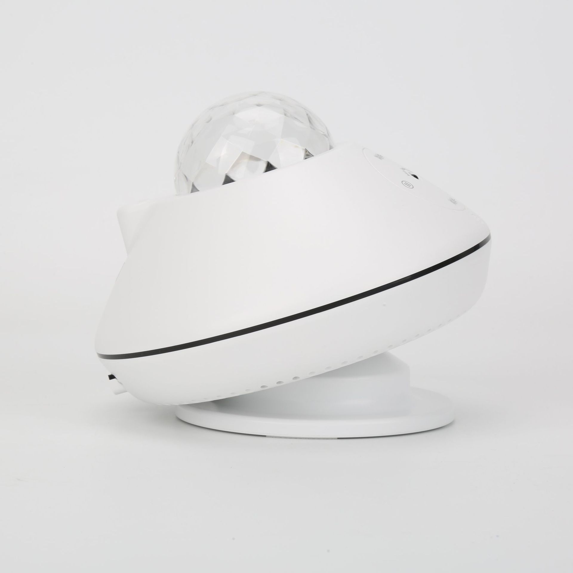 双喇叭音乐星空灯圆锥形激光投影灯白色中性彩盒支持厂家定制LOGO