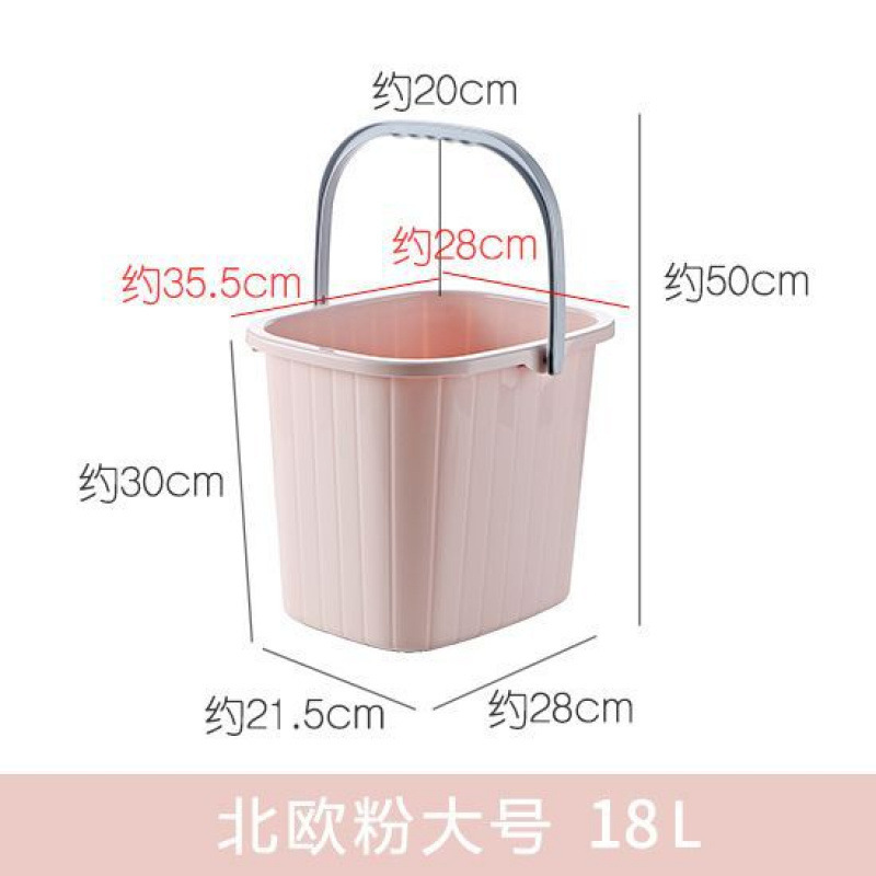 長方形バケツ、厚みのある特大容量の水貯蔵、家庭用ポータブル洗濯モップバケツ、寮の足湯、趙志銭|undefined