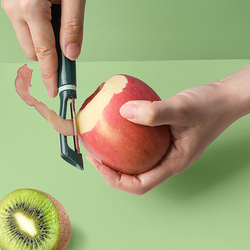 Simple, compact, portable peeler, multifunctional stainless steel fruit and vegetable peeling knife manufacturer wholesale