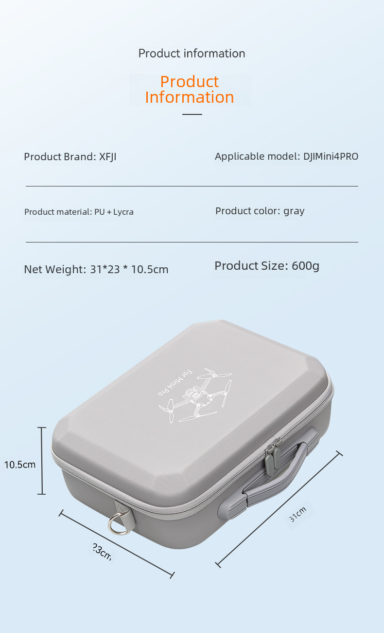 DJI Mini 4 Pro Drone Storage Bag Image 10