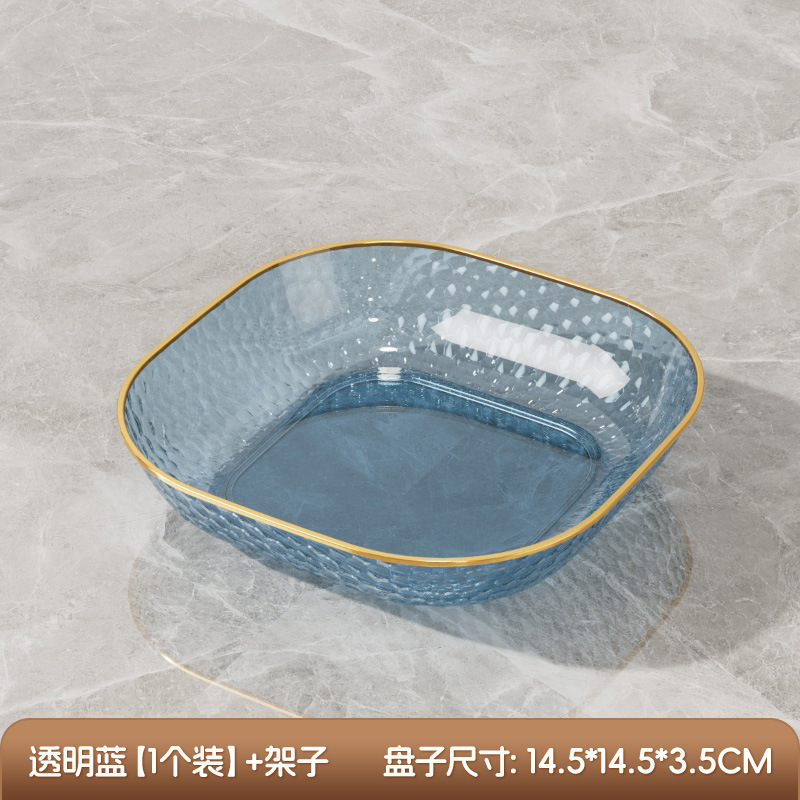 吐骨碟水果盘碟家用食级餐桌垃圾盘碟高端新吐骨碟加厚水果碟盘子|undefined