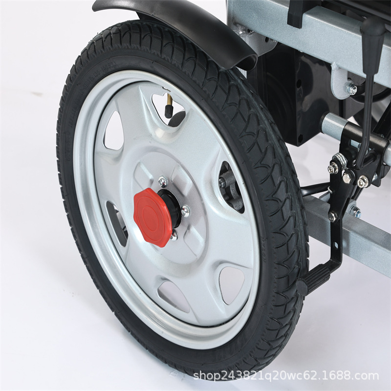 Cross-Border Customized Electric Wheelchair for the Elderly, Intelligent Automatic Folding Electric Wheelchair for Disabled People