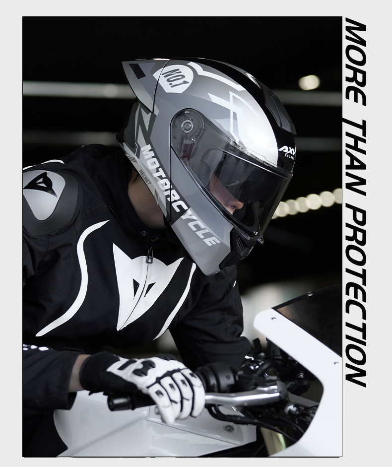 3C/DOT Motorcycle Helmet for Men and Women, All-Season Riding Open-Face Helmet, Winter Warm Riding Safety Helmet