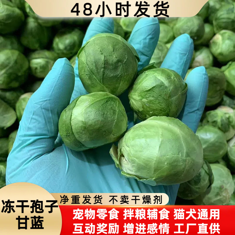 Freeze-Dried Cabbage, Cat and Dog Vegetables, Freeze-Dried Cabbage, Crispy, Elderly Dogs, Puppies, Dog Snacks, Cat Snacks Mixed with Food