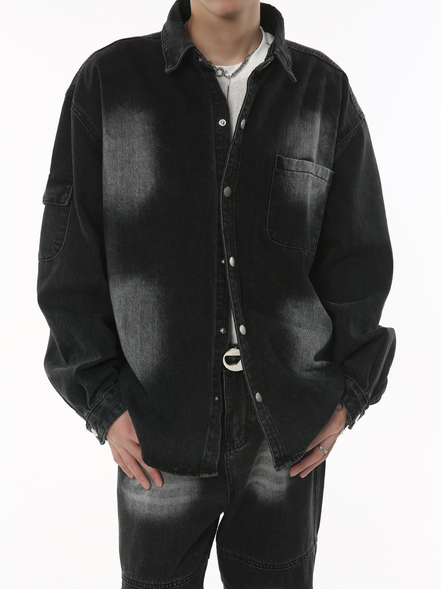 Mtlclothes ropa de Hombre | 2023 otoño nuevo estilo coreano lavado blanco herramientas Denim Pantalones traje