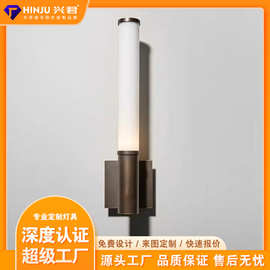 壁灯酒店床头壁灯明装氛围主卧背景墙壁灯厂家柔光艺术感可调光