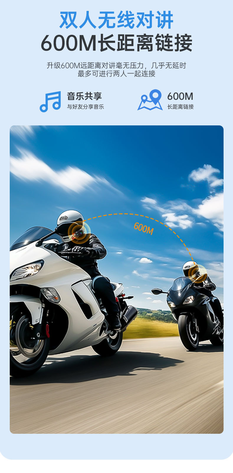Cross-Border Supply Motorcycle Helmet Bluetooth Headset 5.3 Hd Camera for Riding and Photography, Dual Intercom Helmet Earpiece