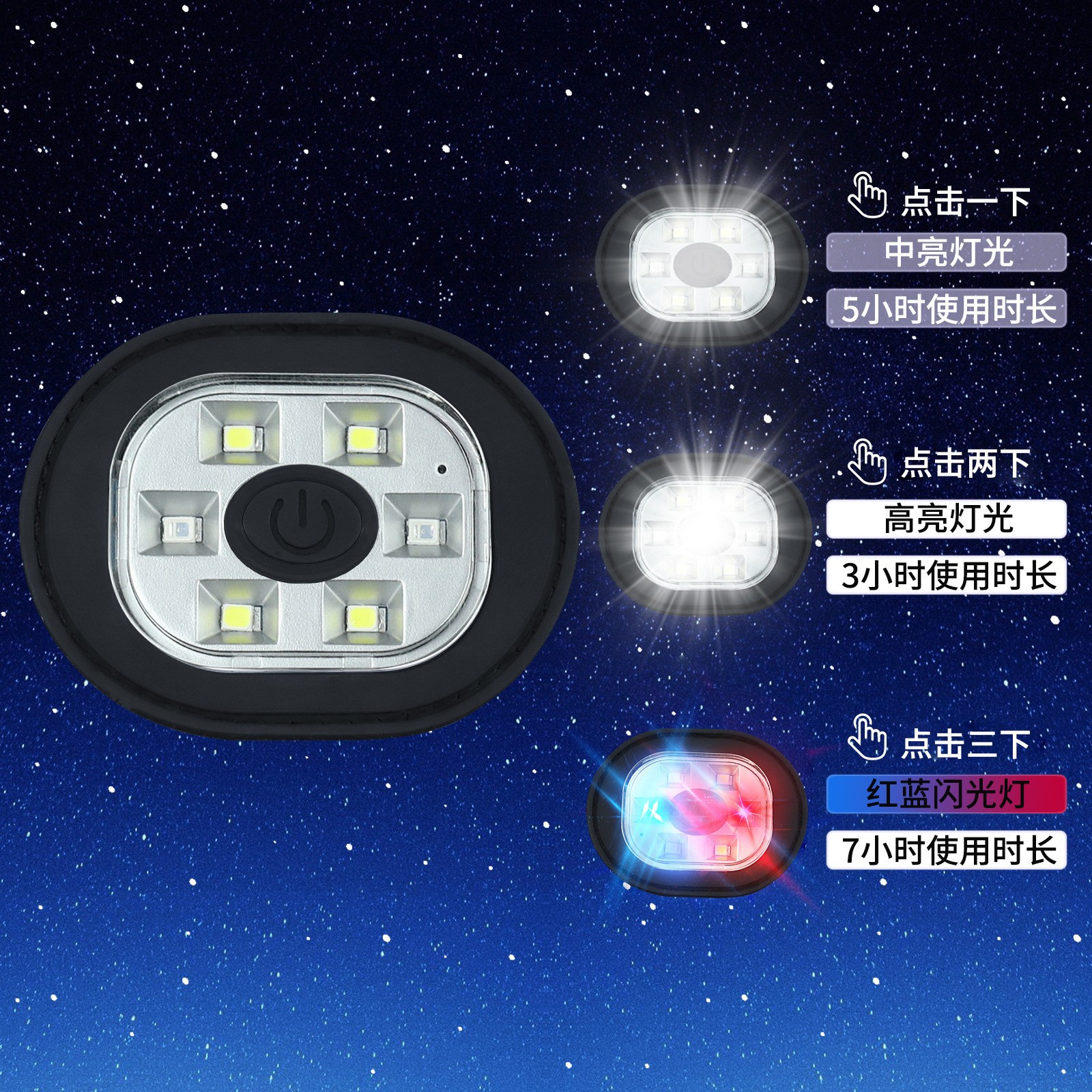 Gorro navideño con luz LED para ciclismo, pesca nocturna y correr, gorro de punto con iluminación luminosa para exteriores.