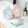 lovely rabbit Bath towel Rub mud decontamination Artifact Bath Ball Bathsite Cuozao glove Two-sided Dual use Bath towel Skin-friendly