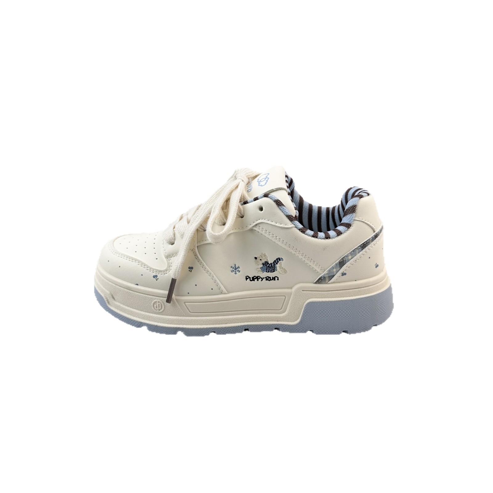 Yuanbo universal oso casual cachorro zapatos de lona para mujeres 2025 nuevos zapatos arco iris primavera y otoño zapatos de altura alta image 6