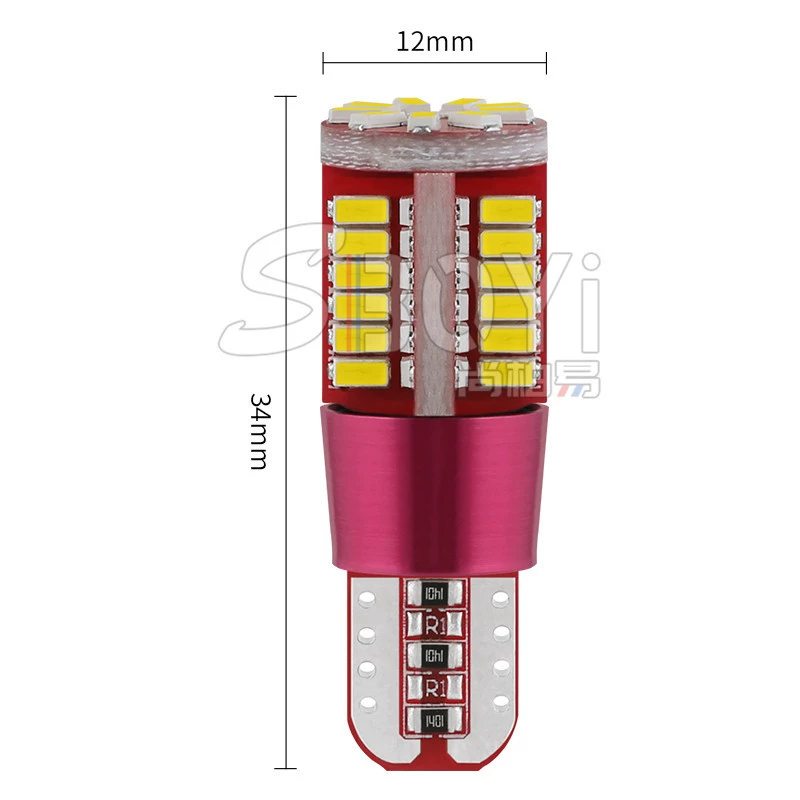 Оптовая продажа T10 3014 57smd декодирование Wudi LED дверное показывающее широкое световое освещение, новые яркие цвета