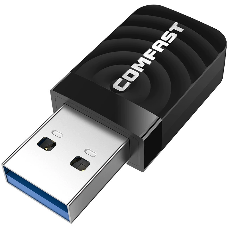 Comfast CF-812AC гигабитная 5G двойной диапазон 1300M беспроводная сетевая карта USB настольный приемник WiFi