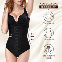 Cross-border six-breasted body shaping garments for women, tummy reduction, breast support corset, large size waist shaping bottoming body shaping vest