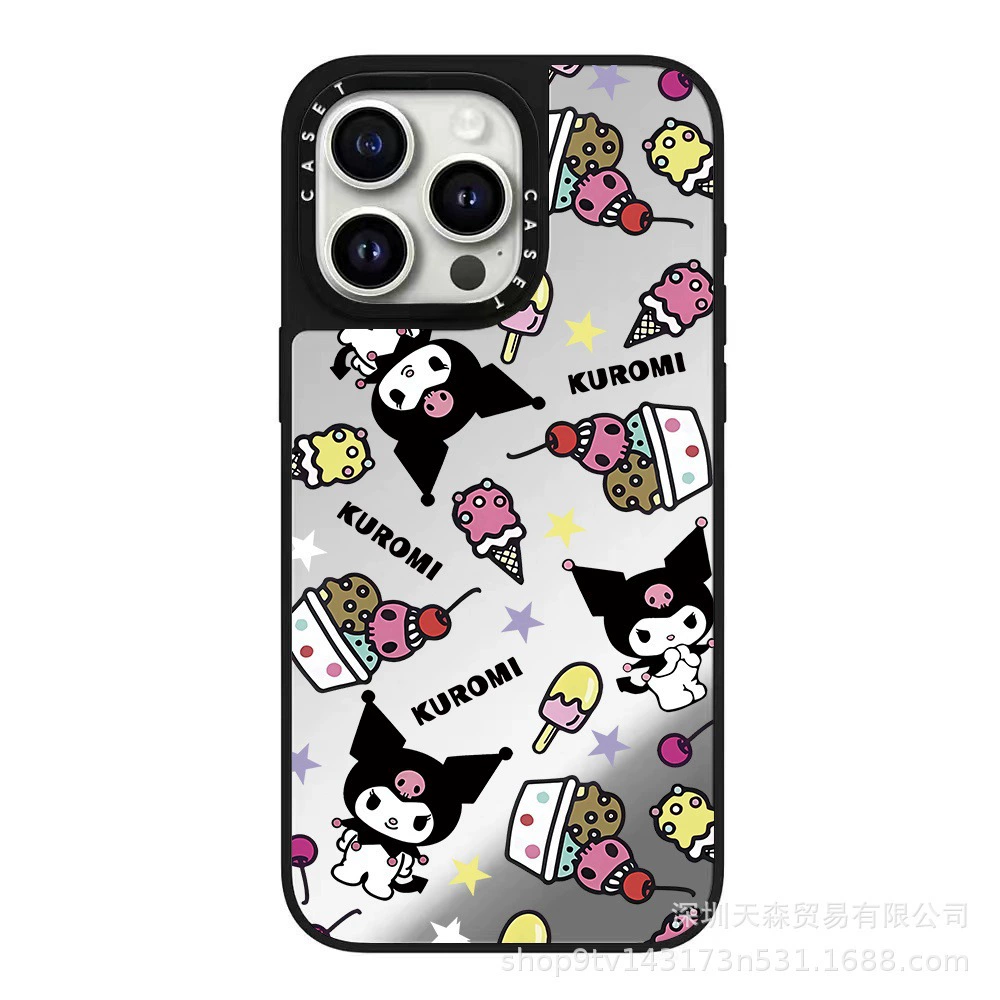 Чехол для совместимого iPhone 16 Pro/16 Pro Max, зеркальный эффект