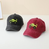 Бейсболка, детская кепка, шапка подходит для мужчин и женщин, с вышивкой, принт, в корейском стиле, защита от солнца