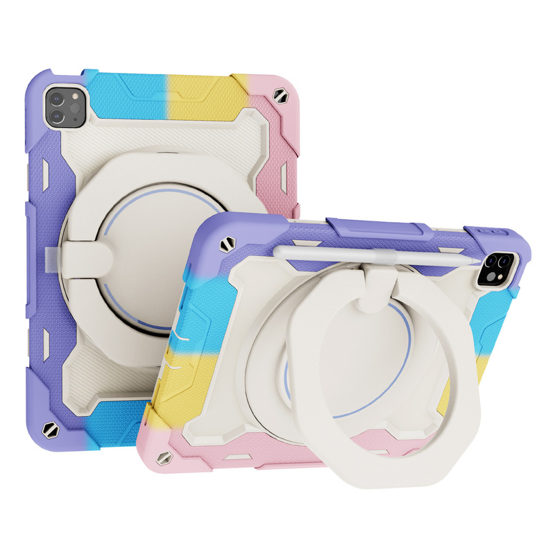 For iPad Pro11 Protective Case Air13 Tablet Case iPad 10 Protective Case Silicone Three-Proof Tablet Case
