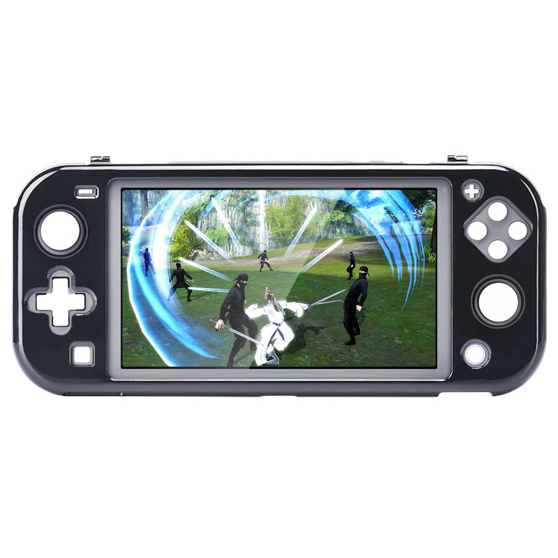 Interruptor Lite cristal transparente cáscara protectora PC transparente cáscara dura cubierta completa cáscara protectora TPU Flip Shell integrado