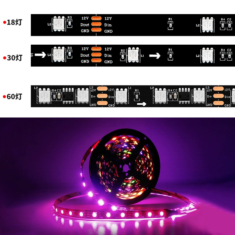 LED-подсветка ленты, умная лампа, комплект, 12В