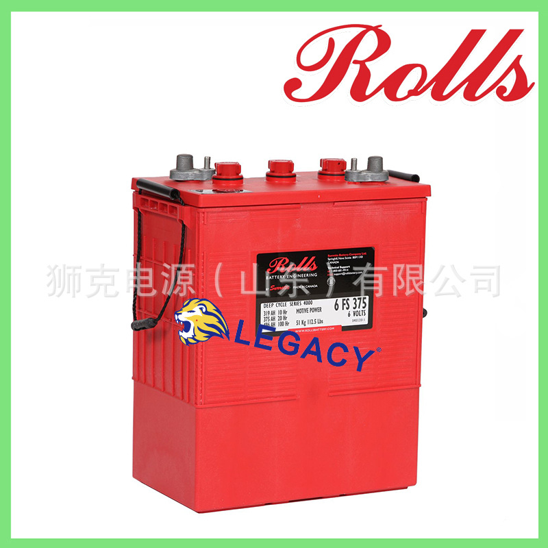 Rolls蓄电池S6 L16-HC  6V425AH S6-460 AGM 6 FS GC-HC 6 VOLTS