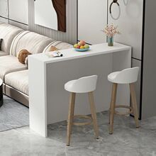 家用吧台轻奢现代简约客厅隔断靠墙高脚桌长条桌餐桌厨房沙发桌子