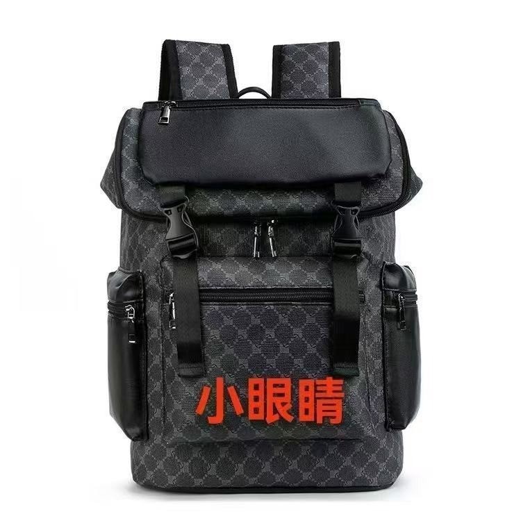 Cross-Border Men's Business Backpack, High-End Fashion Travel Backpack, Patterned School Bag, Waterproof Backpack, Computer Bag