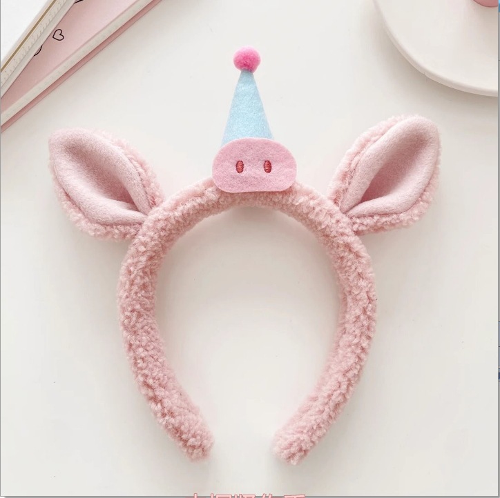 Diadema sombrero cerdito